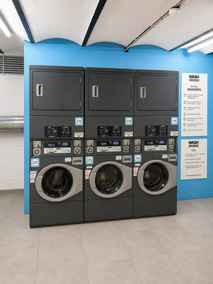 Installation de blanchisserie Wash Connect